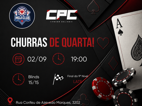 Noite especial de Poker em São José dos Campos no Moji Club junto com a CPC!