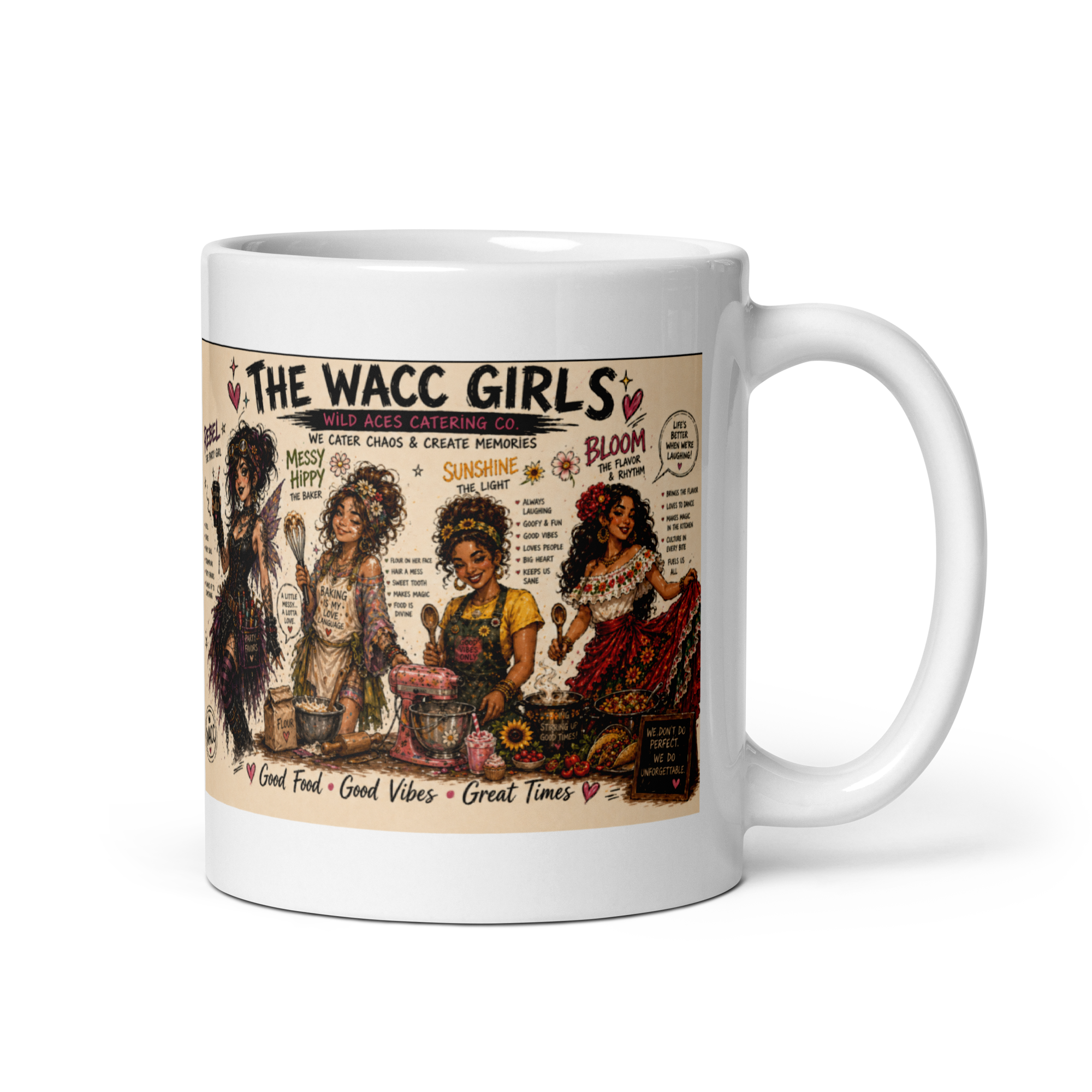 WACC Girls - White Glossy Mug