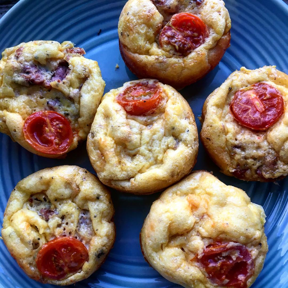 keto egg and sausage bites