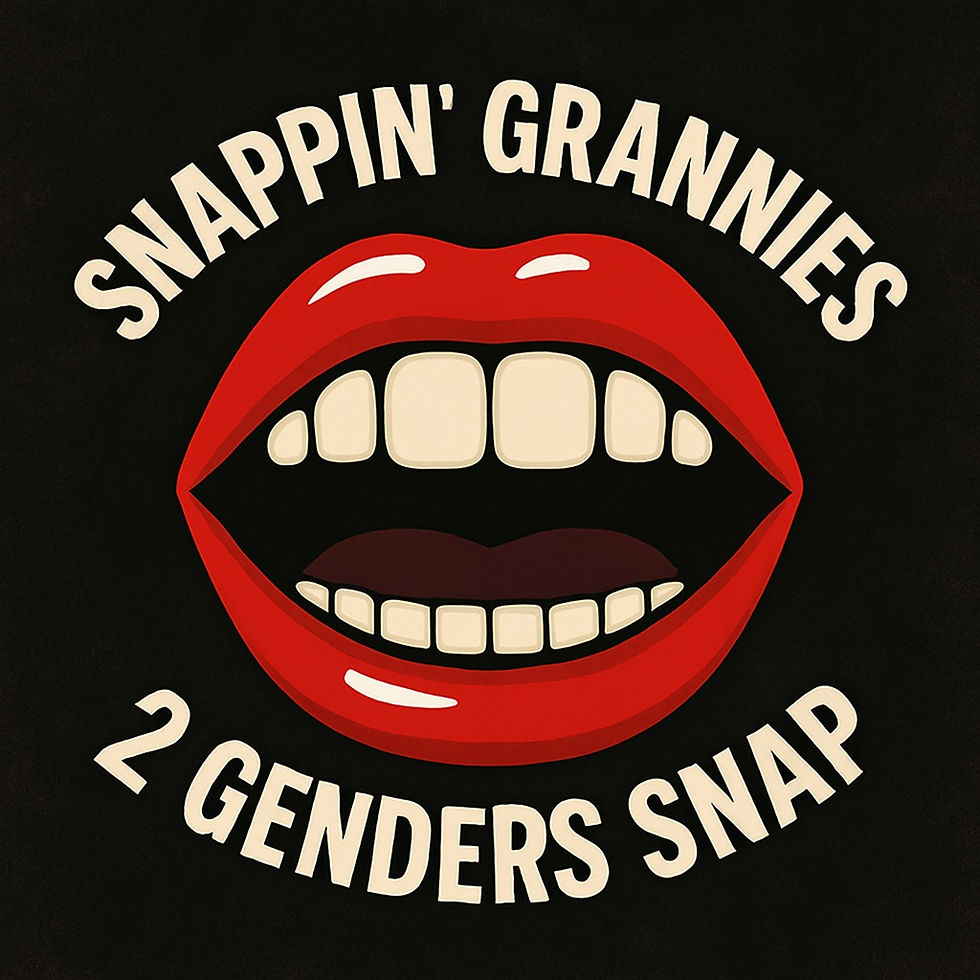 Album cover for Snappin’ Grannies’ 2 Genders Snap song
