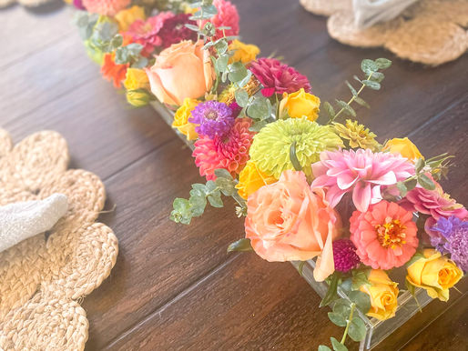 Summer Floral Centerpiece