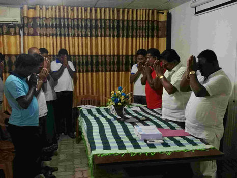 චිර රාජපක්ෂ දිරිය මිනිසුන් උදෙසා සංවිධානයේ සංවිධාන ශක්තිය තර කිරීමේ රැස්වීම් මාලාවේ පළමු රැස්වීම
