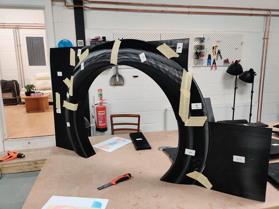 Test Fitting the 3D Printed Components