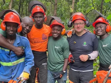 Myerscough staff return to Ghana to train workers