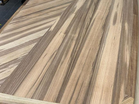 Teak table produced from sustainable Mere Plantations timber