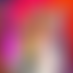 A bride and her female friends wearing funny glasses and hats standing in front of a pink and orange arched backdrop posing in front of a photo booth