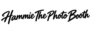 "Hammie The Photo Booth" written out