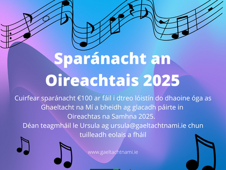 Sparánacht an Oireachtais 2025