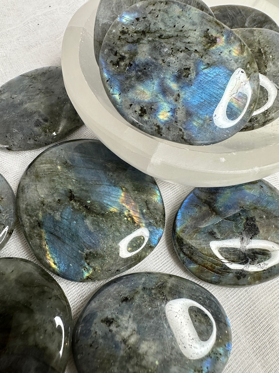 Thumbnail: Labradorite Palm Stone