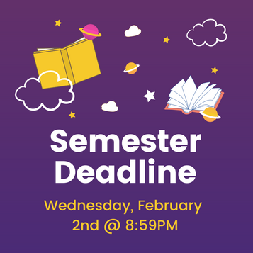 Week 18: Jan. 31 - Feb. 2