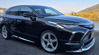 60ハリアーにホイール&車高調