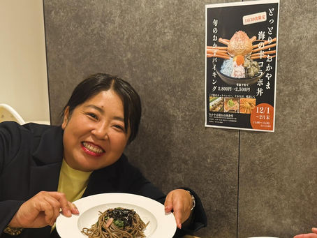 県議会代表質問のお昼休憩は#おかやま晴れの国食堂 へ🍽️🍙