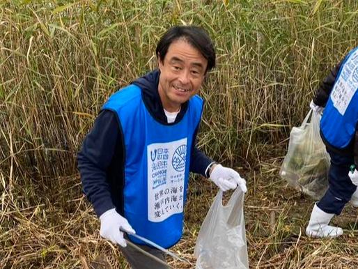 「地域へ広がれ!おかやま河川清掃大作戦」に参加。