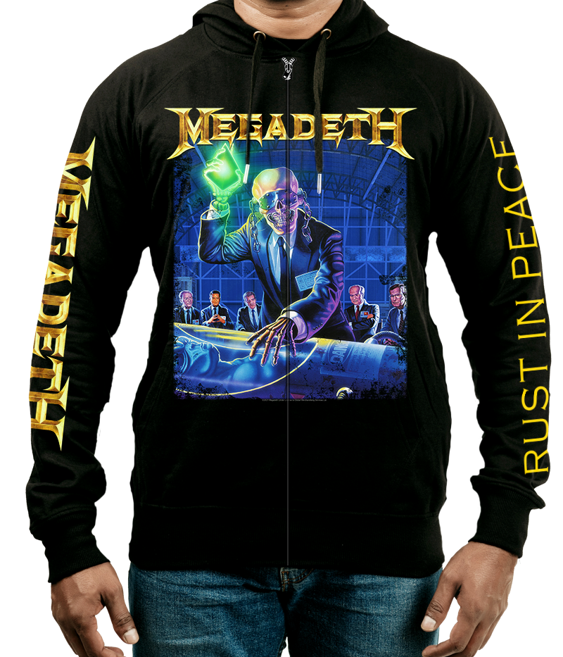 Megadeth - Rust In Peace Signature (Zipper Hoodie)