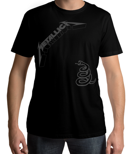Metallica T Shirt Nero Album Faded Snake Band Logo Ufficiale Uomo Nuovo Nero Size XXL Metallica T Shirt Nero Album Faded Snake Band Logo Ufficiale Uomo Nuovo Nero Size XXL