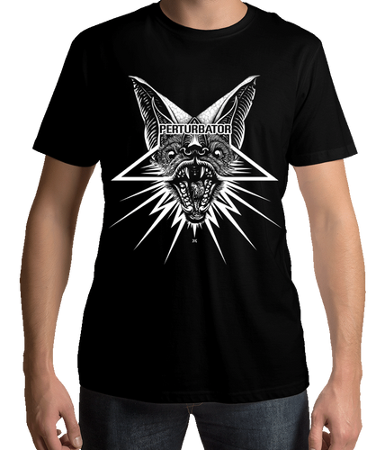 Perturbator Red Bat (White Print) RockN'Roll Originals