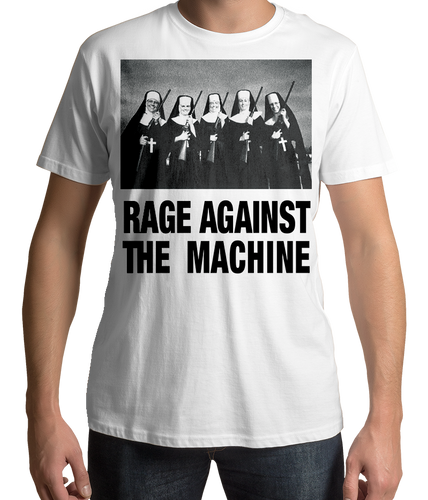 Rage Against The Machine - Nuns And Guns (White T-Shirt) | RockN