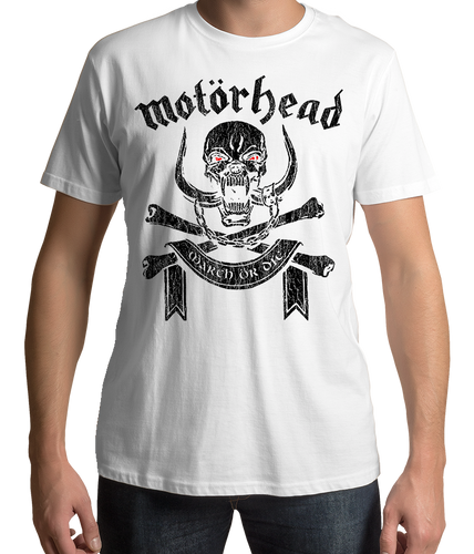 Motorhead March Or Die Anniversary Tee (White T-shirt) RockN
