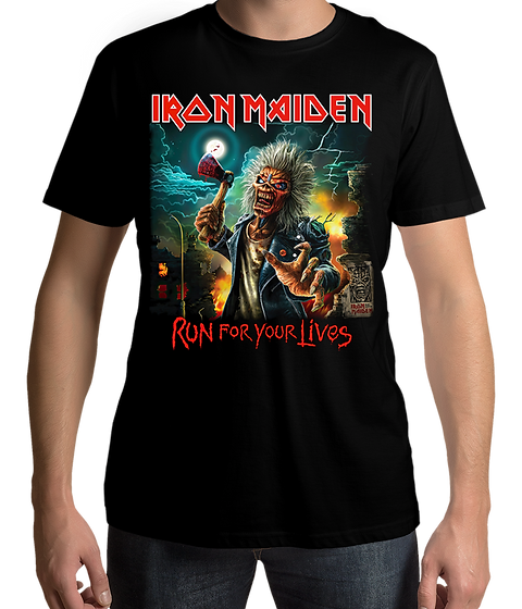Iron Maiden - Run For Your Lives Tee | RockN'Roll Originals