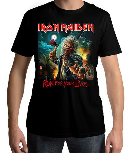 Iron Maiden - Run For Your Lives Tee | RockN'Roll Originals