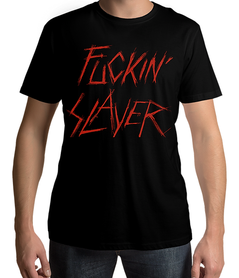 SLAYER スレイヤー FUCKIN' SLAYER プリント Tシャツ Slayer - Fuckin' Slayer | RockN'Roll Originals