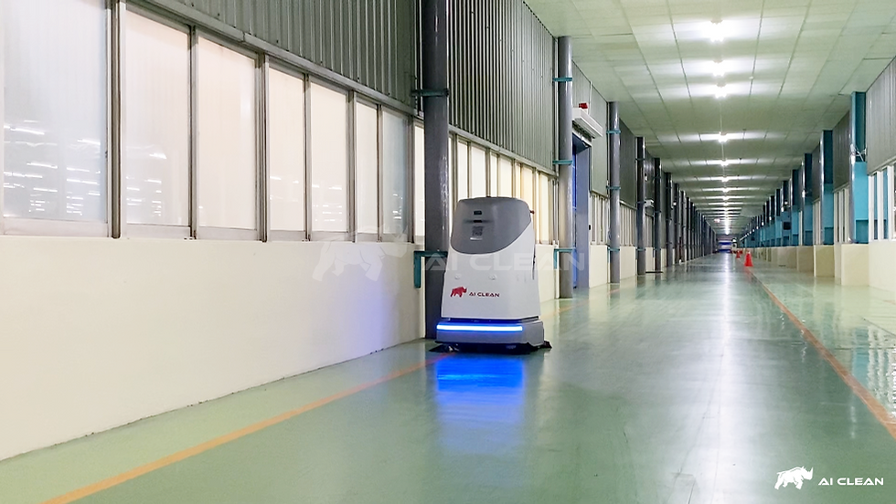商用清潔機器人在工廠應用