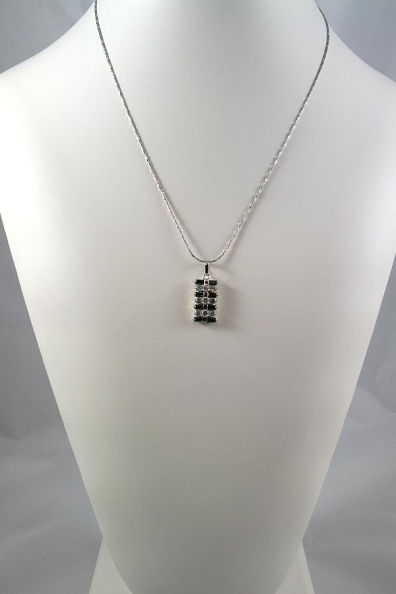 Thumbnail: GINNA Clear & Black AAA Zircon Pendant