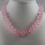 Thumbnail: "Amarie"Facet Rose Quartz 18"L Necklace