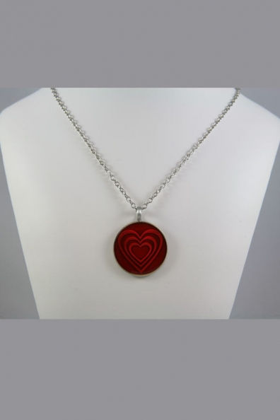 Thumbnail: "Emily"Red Heart Pendant