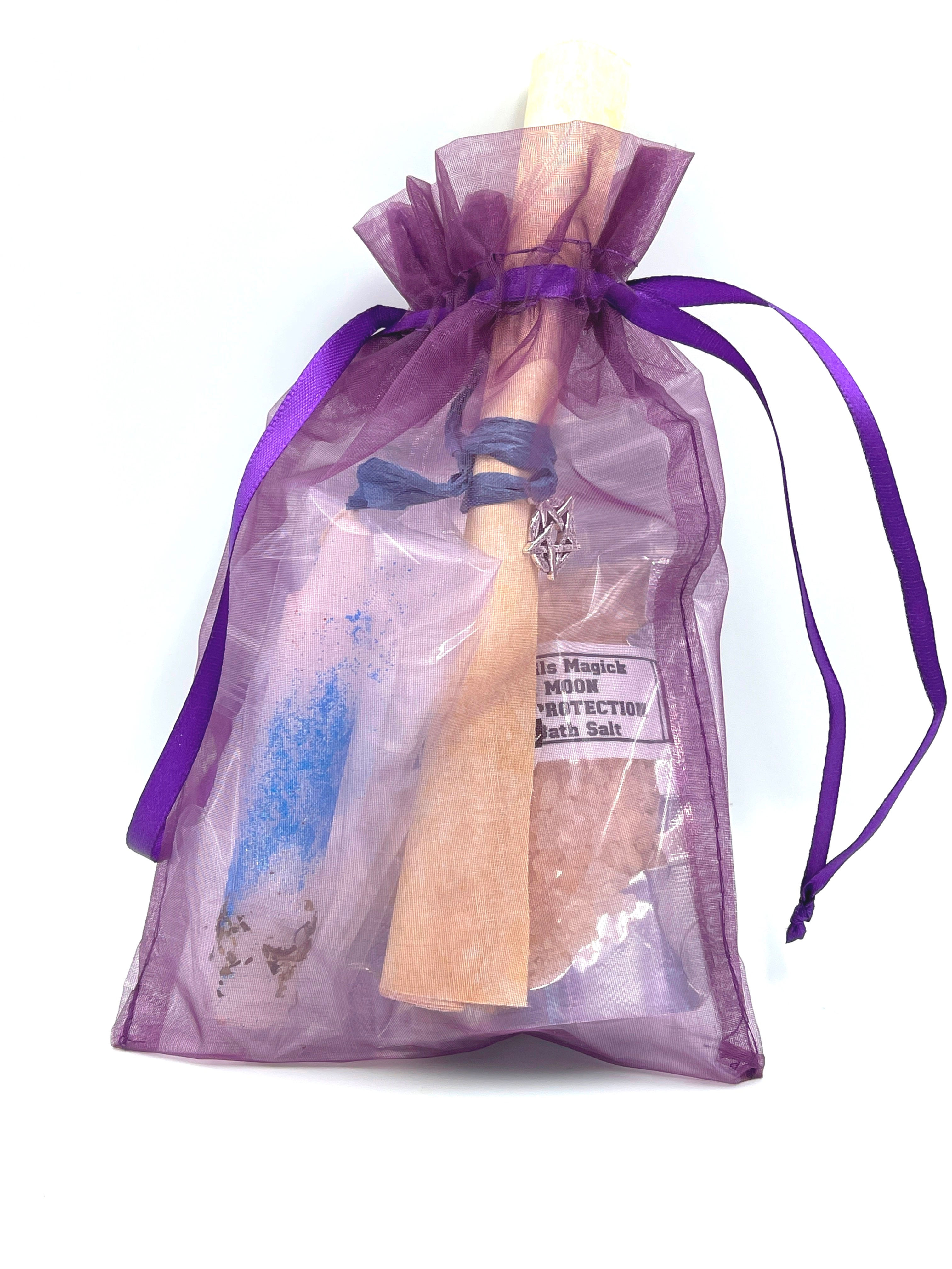 FULL MOON HEALTH PROTECTION Simple Candle Ritual Kit