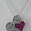Thumbnail: "Anari"White Gold Plated Crystal Heart Pendant