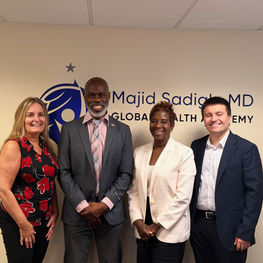 Professor Marvin Reid Visits the Global Health Academy and Northwell Health as Jamaica Becomes the Academy’s 10th Partner Country