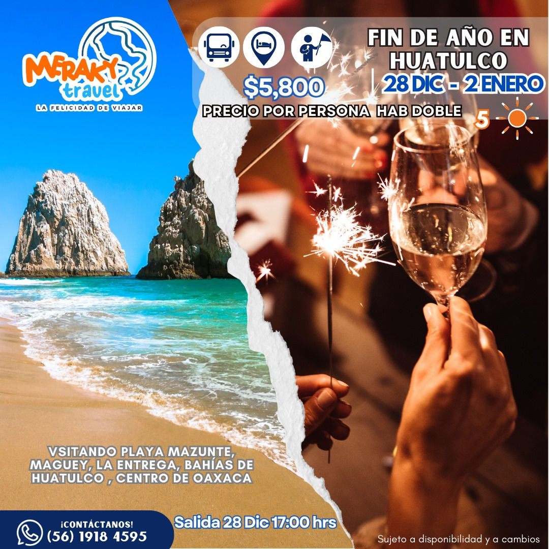 FIN DE AÑO EN HUATULCO