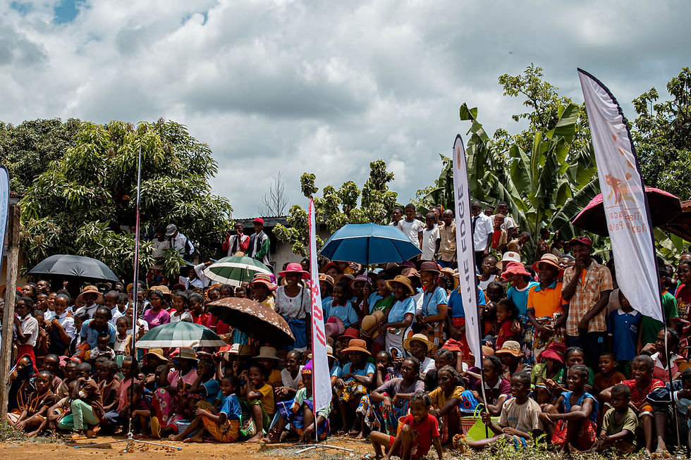 Local communities attending the celebration.