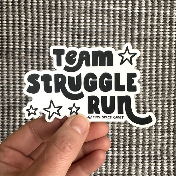 Team Struggle Run Sticker