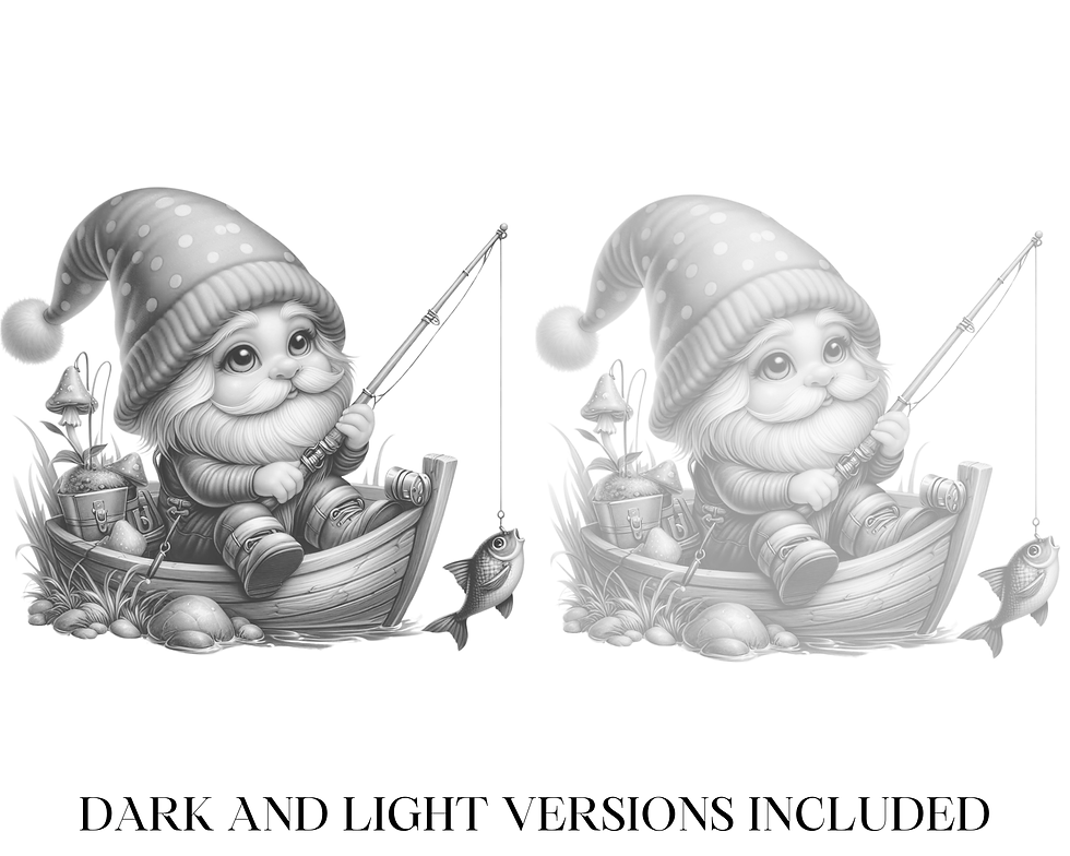 Thumbnail: Gnome is on Vacation Coloring Pages