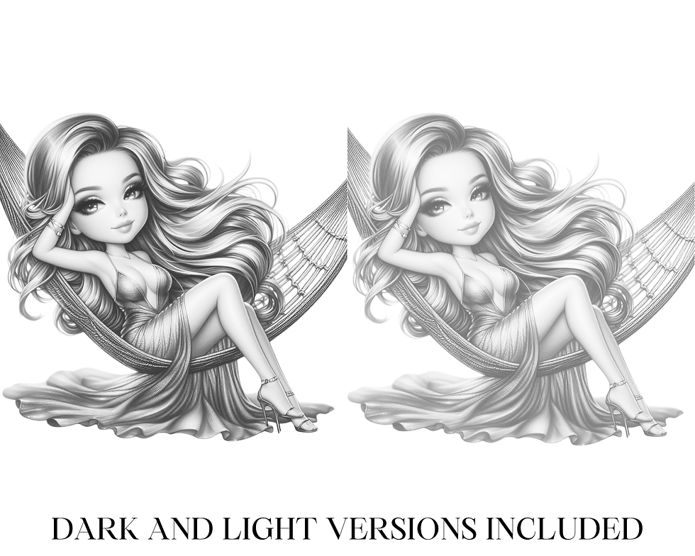 Miniaturbild: Chibi Bundle Vol 2 Coloring Pages
