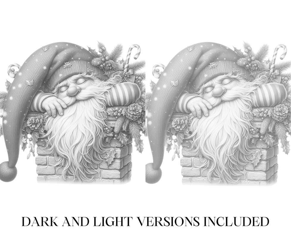 Miniaturbild: Gnomes Christmas Vol 2 Coloring Pages