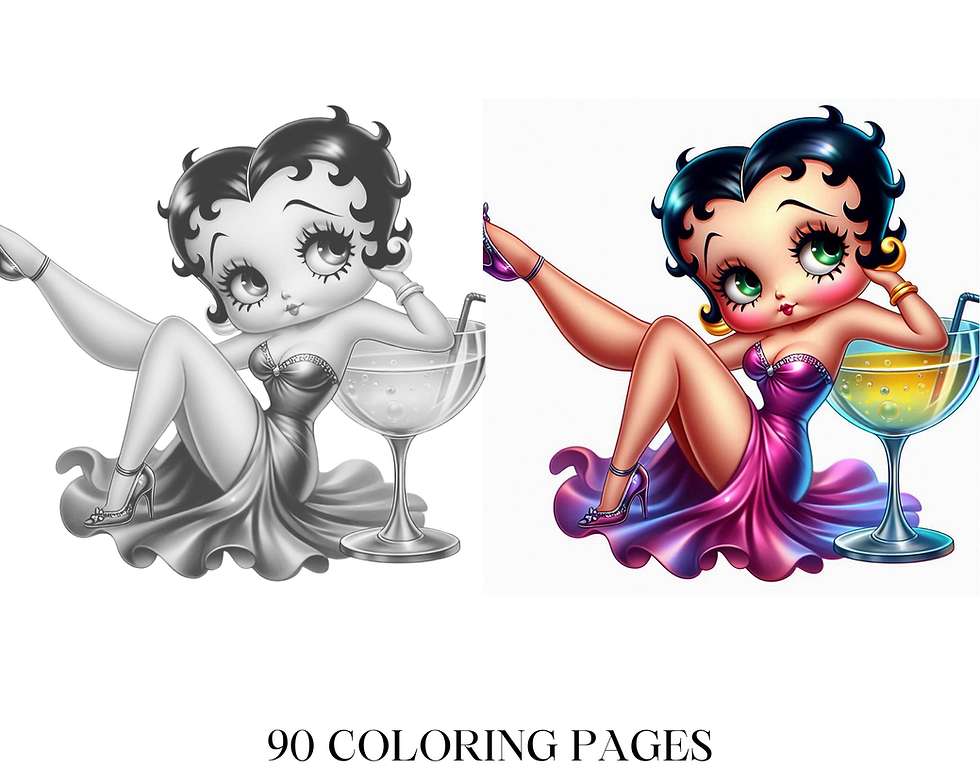 Miniature : Chibi Boopiesh Coloring Pages