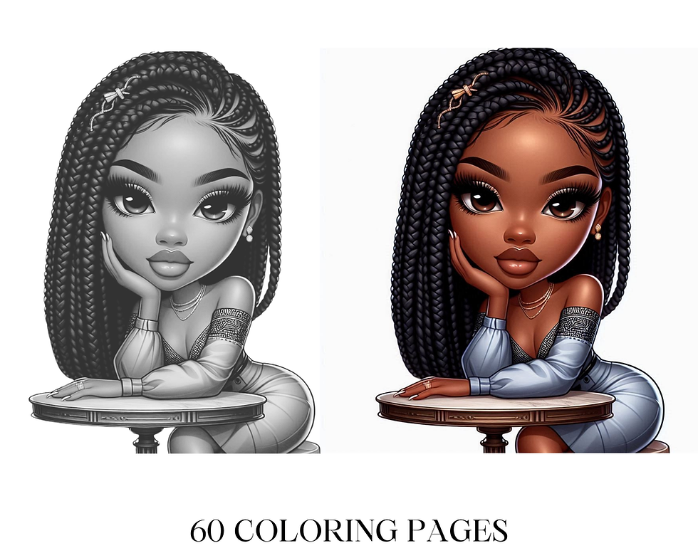 Miniatura: Chibi Girl Photo Pose Coloring Pages
