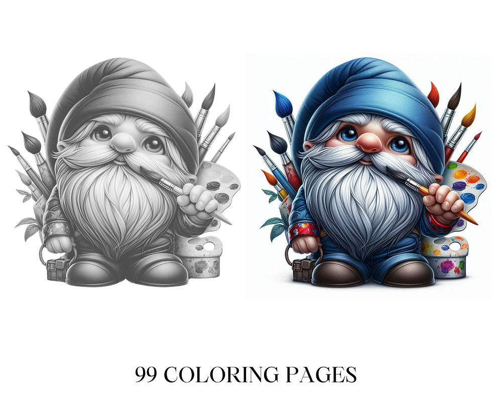 Thumbnail: Jobs for Gnomes Coloring Pages