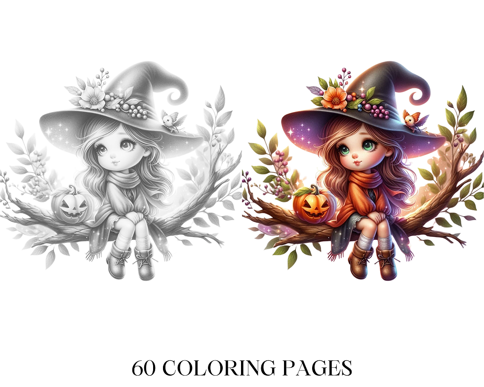 Miniature : Little Wanderer Cute Halloween Witch