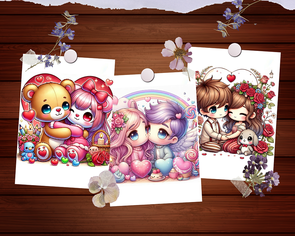 Thumbnail: Valentine Kawaii Coloring Pages