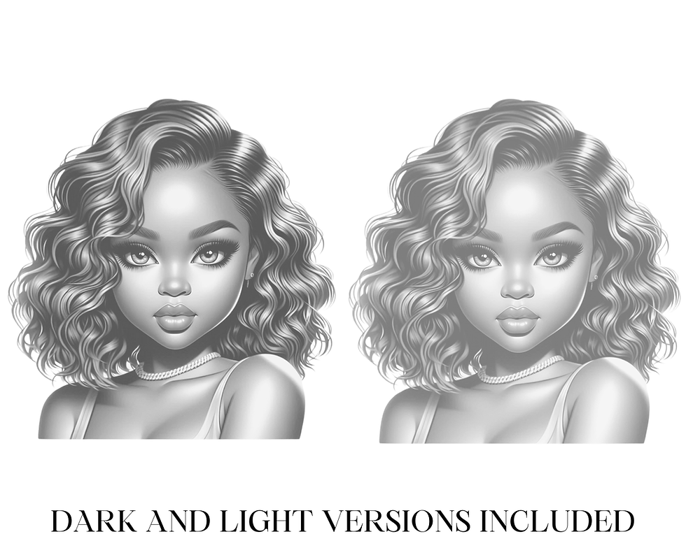 Küçük resim: Chibi Celebrity Black Woman Coloring Pages