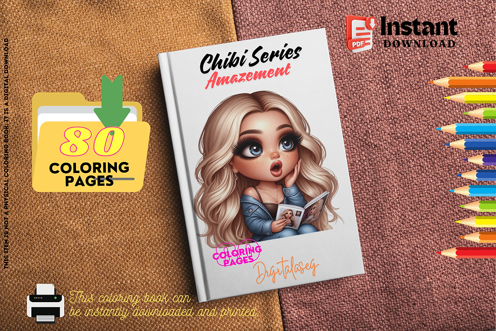 Thumbnail: Chibi Amazement Coloring Pages