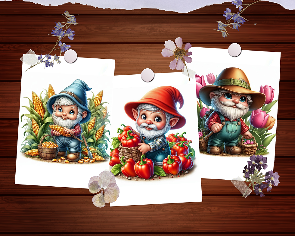 Thumbnail: Gnome Harvest Time Coloring Pages