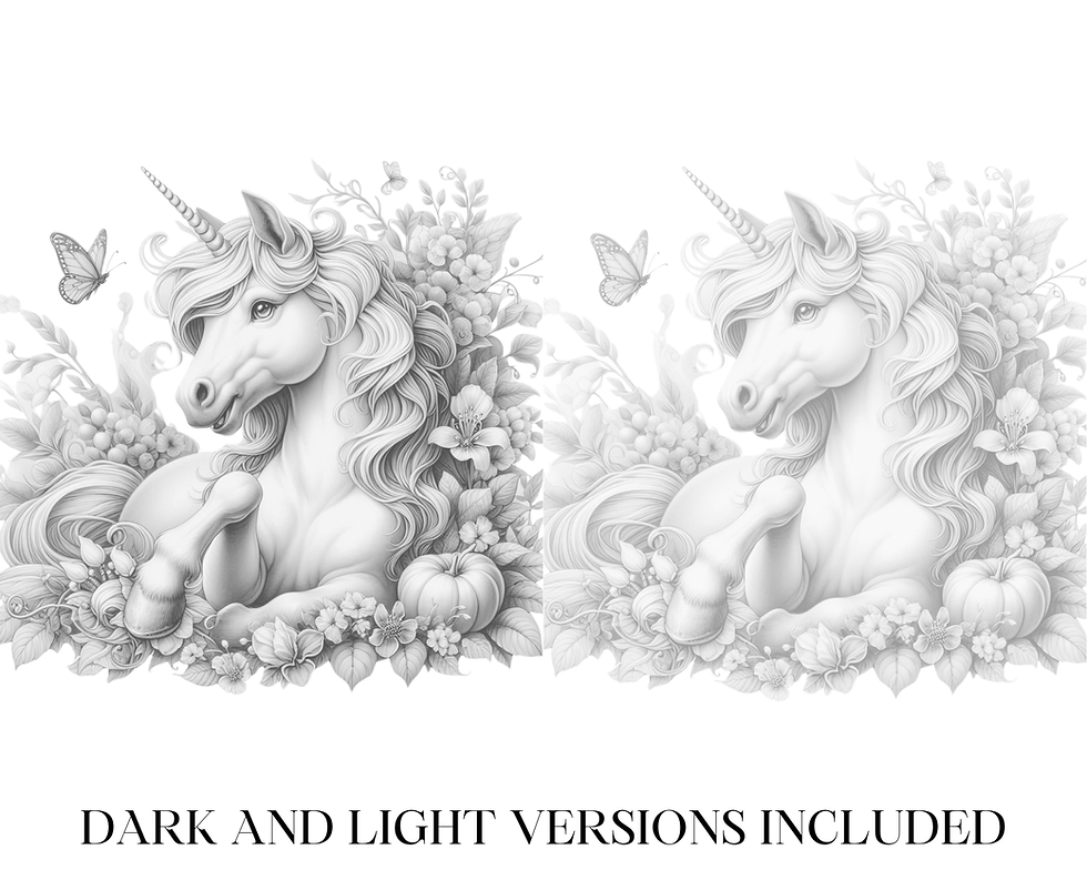 Miniature : Whimsical Unicorn Coloring Pages