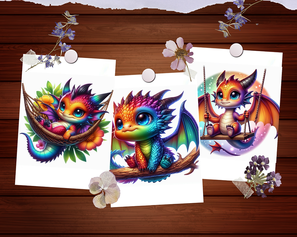 Miniature : Baby Dragon Coloring Pages