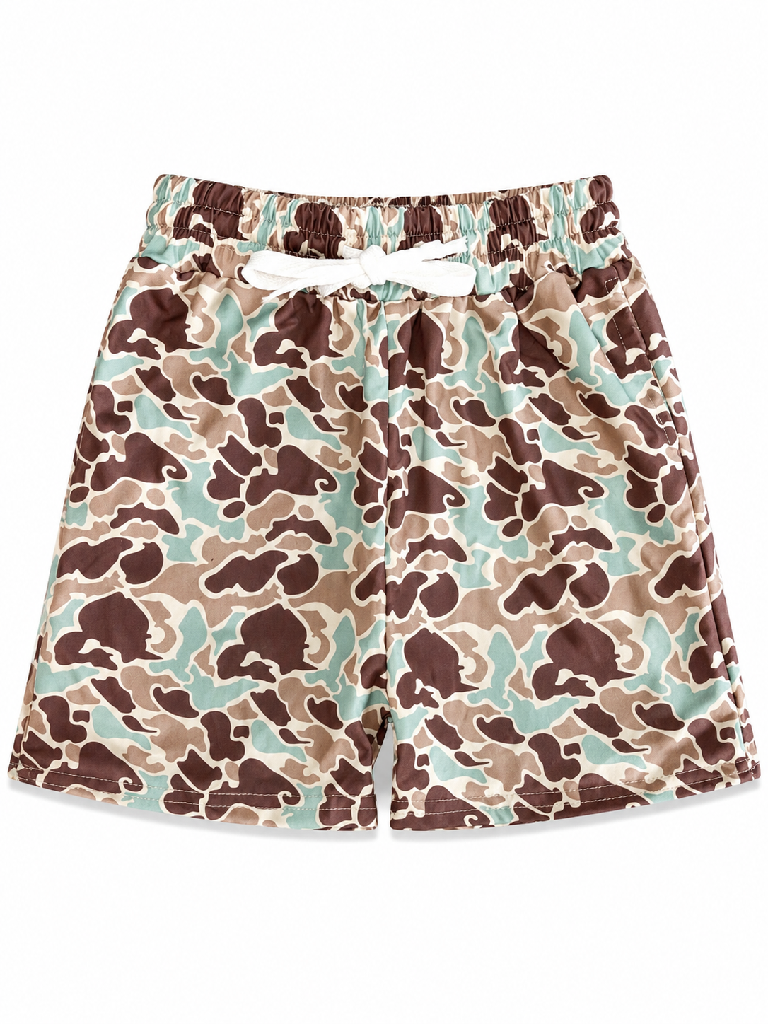 Mint Camo Shorts