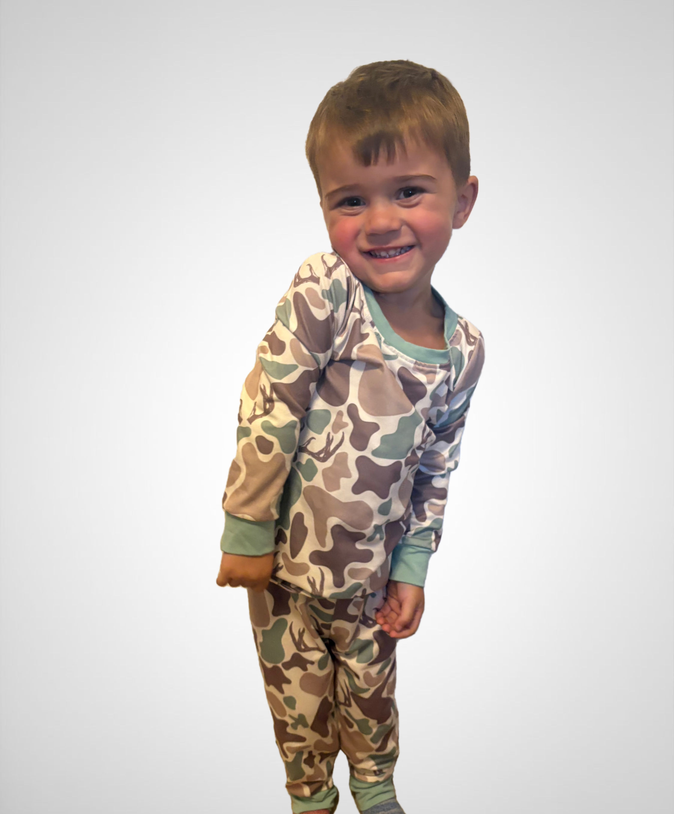 Camo Deer Antler Pajamas